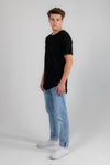 Black Drop Tail Tee