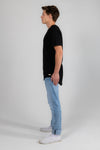 Black Drop Tail Tee