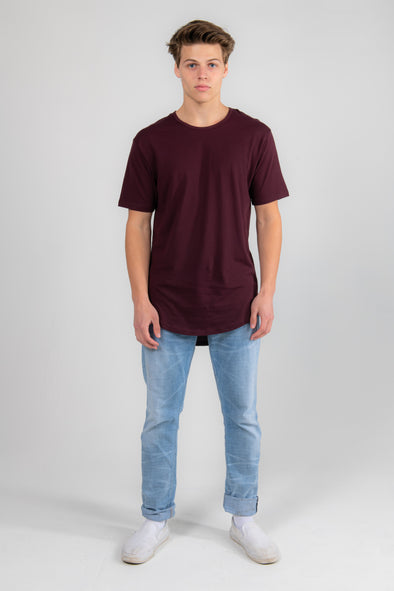 Wine Drop Tail Tee