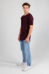 Wine Drop Tail Tee